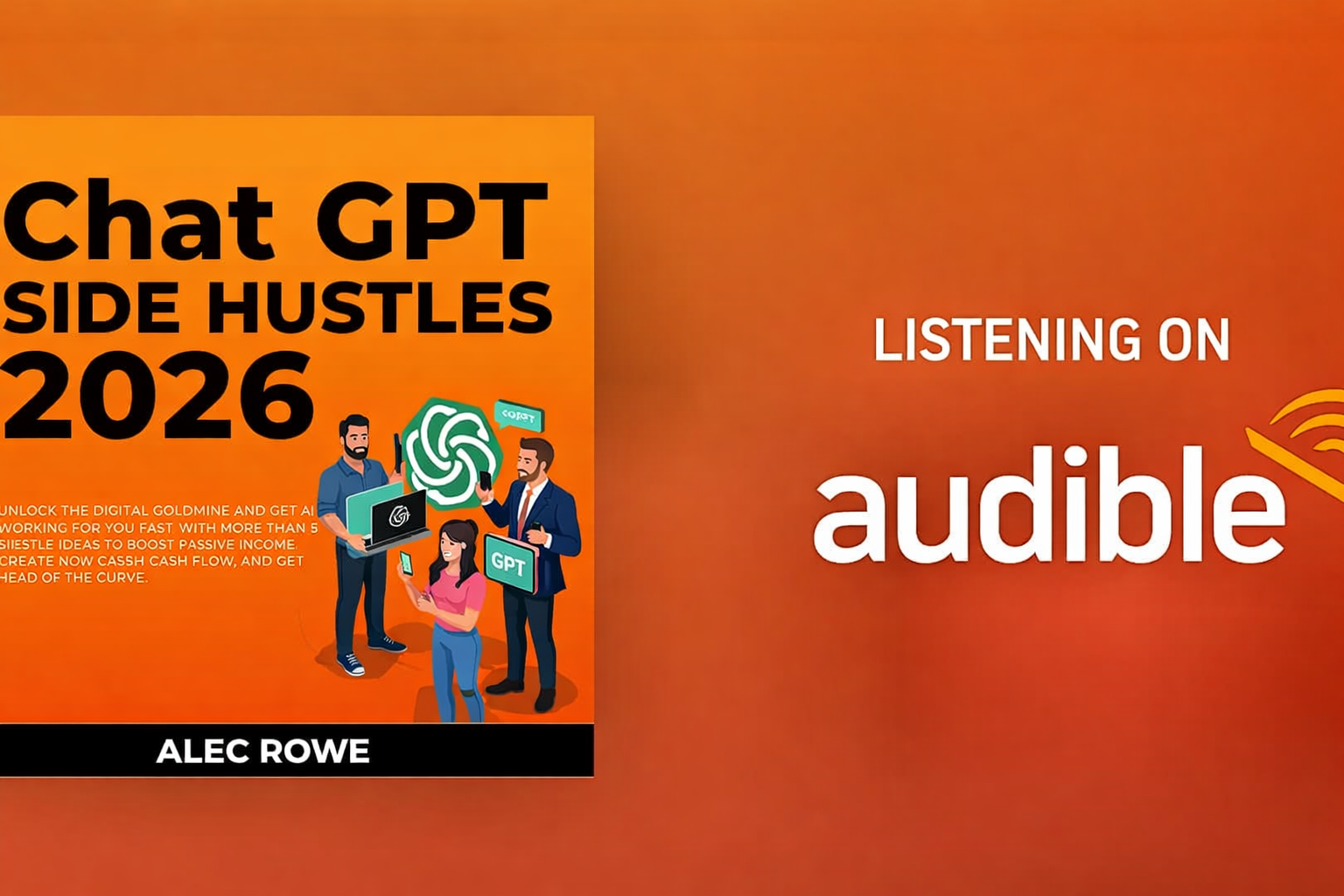 Online entrepreneur earning $1000 per month using ChatGPT AI side hustles