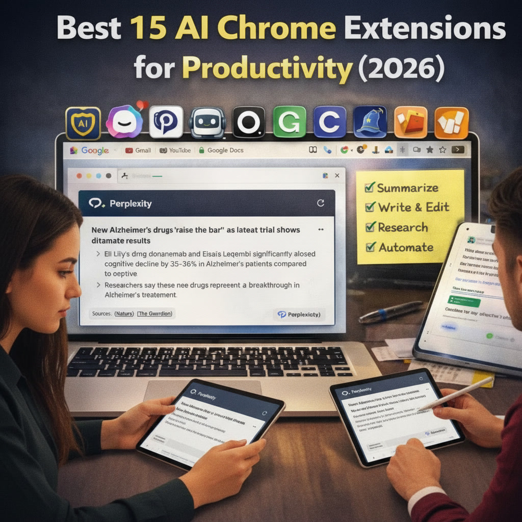 best AI chrome extensions for productivity 2026 best AI chrome extensions for productivity 2026