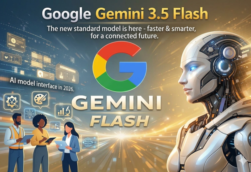 Google Gemini 3.5 Flash AI model interface in 2026