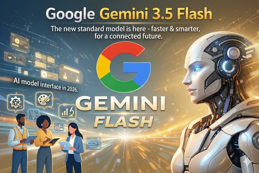 Google Gemini 3.5 Flash AI model interface in 2026