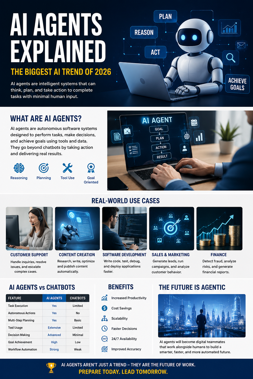 AI Agents vs AI Chatbots Comparison
