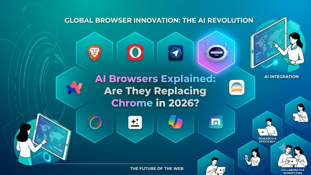 AI Browsers Explained Are They Replacing Chrome in 2026 comparison between AI browser and Google Chrome